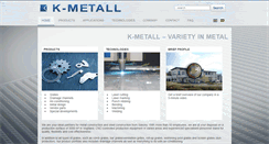 Desktop Screenshot of k-metall.de